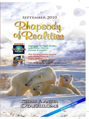 cover image of Rhapsody of Realities September Edition